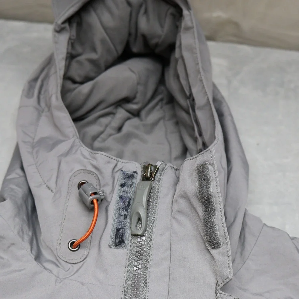 Burton Jacket Boys Large Grey DryRide Insulated Hooded‎ Full Zip Ski Wind Rain